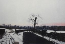 After Peter Brook (British 1927-2009) coloured print, a colour reproduction Christmas card design