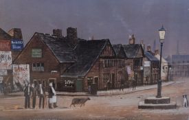 After Peter Brook (British 1927-2009) coloured print, a colour reproduction Christmas card design