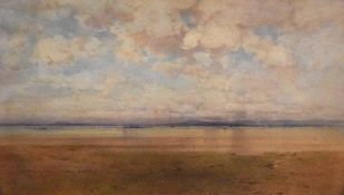 Local interest* Frederick Tucker (British act 1860-1935) watercolour, coastal scebe, signed lower