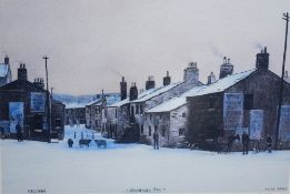 After Peter Brook (British 1927-2009) coloured print, a colour reproduction Christmas card design