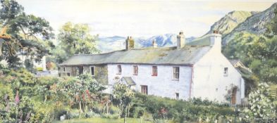 Local interest* After Graham Carver (British contemporary) decorative watercolour ' Evening Light'-