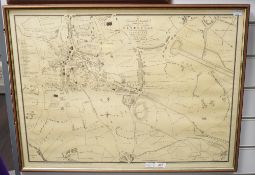 Local interest* A limited edition reproduction map of Ulverston, originally drawn by John Wood 1832,