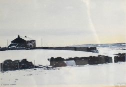 After Peter Brook (British 1927-2009) coloured print, a colour reproduction Christmas card design