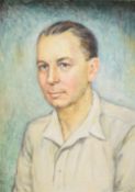 Pauline Slow (British 20th century) oil on canvas, mid 20th century portrait of Henry Alexander