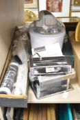 A Lakeland Digital Ice Cream Maker, a pasta machine and a Winchester Bell Pull in original box