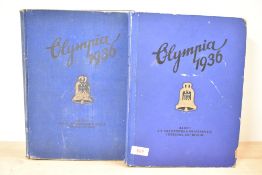 Olympic Games. Olympia 1936: Bands I & II. Die Olympischen Winterspiele Vorschau Auf Berlin/Die XI