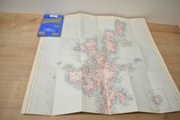 Folding Map. W. & A. K. Johnston's New Map of Scotland on scale of three miles to inch. Sheet 16 -