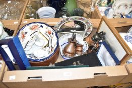 A miscellaneous selection of items including a Royal Doulton collectors plate 'The Doctor', a