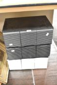 Three CD drawer units containing a large selection of mainly classical Cd's.