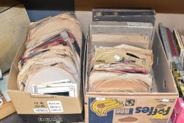 A large selection of shellac records in two cartons.