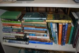 A shelf of shooting and gamekeeping related books