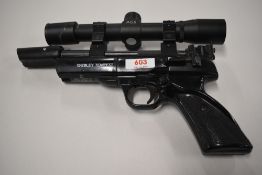 A Webley & Scott Tempest .177 Air Pistol