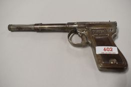 A vintage Diana spring powered .22 air pistol