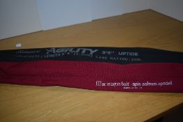 A 2pc Mac Martin bait spin salmon special 11ft cast up to 40g in original sleeve and a Shakespeare