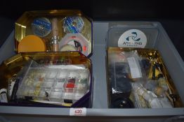 A small selection of fly tying equipment