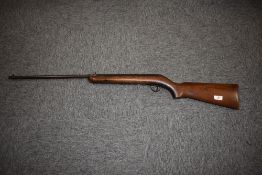 A BSA air rifle Serial No C29652 .177 calibre in a gun slip