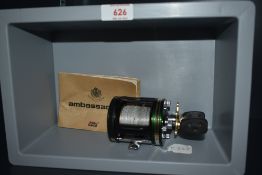 An Abu Garcia Ambassadeur Green Magtrax 6600c5 Bait Cast Reel