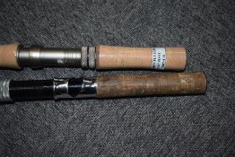 Two 3 pc salmon fly rods in soft sleeves