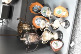 A silver plated trophy cup having etched mark reading 'Cleator Motor Sports 1963', h27cm, sold