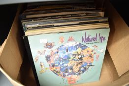 A selection of mixed vinyl LP records