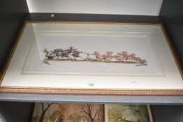 After Edward Mooney (British 20th/21st century) limited edition colour print 'The Big Pull'