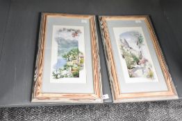 After Peter Motz (Dutch, 1934-2003) colour prints of two eye catching Italian landscape scenes, both