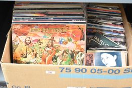 A selection of vinyl records, approx 70 x 45rpm and 80 x 33rpm, various genres and tastes