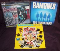 A Ramones lot of 3 x UK albums in VG/VG+