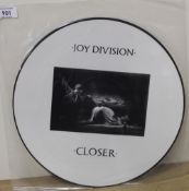 A Joy Division picture disc album of Closer in EX - recommended