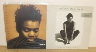 A Tracy Chapman lot of two album with the self titled becoming hard to find now