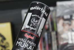 A Motorhead - paste to the wall mural ( comes in four sections ) with all you need to display it