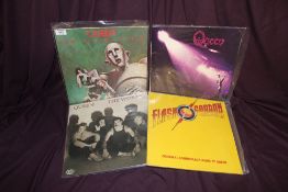 A Queen lot of four albums in VG/VG+ - the self titled is the Fame label press