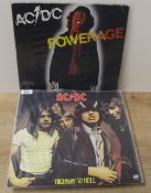 A lot of two AC/DC albums UK original pressings in VG/VG+ - Power Age does have some spine and