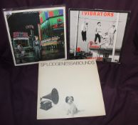 A Punk Rock lot of 4 albums with a sleevless Clash debut - P.I.L , Sham 69 , Vibrators and more -