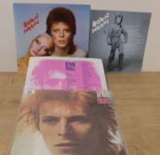A David Bowie four album lot - with relevant inners as shown in photos - all iconic and essential
