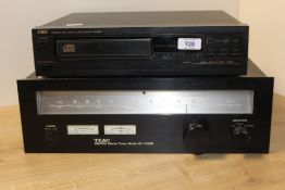 A C.E.C CD Player and Teac AT X 30B Stereo tuner