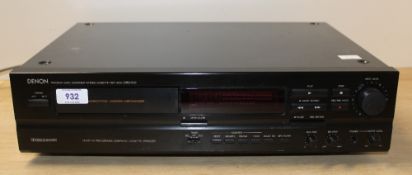 A Denon DRS 610 Cassette Deck with Horizontal Load