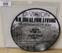 A Joy Division ' Ideal for Living ' picture disc - unofficial / fan pressing - a good way to get