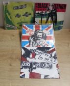 A Sex Pistols lot with US copy of Submission - 1992 Anarchy press plus two more as photos show VG+/