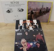 A lot of Blondie records in general VG/VG+ condition - 4 in total - Debbie Harry interest