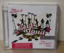 A fully signed Girls Aloud ( with no provenance ) CD - Greatest Hits - comes with the event invite