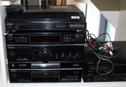 A Technics Stack System - with turntable / cd player / cassette and speakers