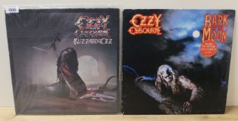 An Ozzy Osbourne lot - Black Sabbath interest - UK originals in VG/VG