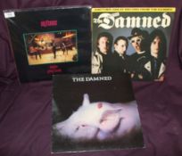 A Damned (2) and Buzzcocks (1) lot - 3 in total VG/VG+ - Punk Rock interest