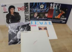 A fifteen album lot - a real mixed bag ranging from Michael Jackson to Stiff Little Fingers - all as