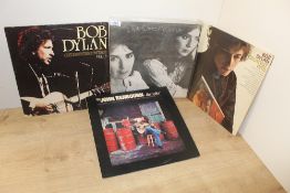 A Folk / Folk Rock interest lot - includes a Dylan boot - some nice titles in this lot - VG