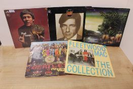 A lot of eight mixed albums with Bob Dylan , Paul Jones , Rolling Stones and more VG/VG or better in