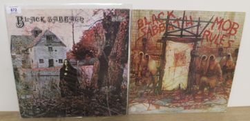 A Black Sabbath four album lot - sleeves showing some wear - grading at VG/VG+ - we do recommend