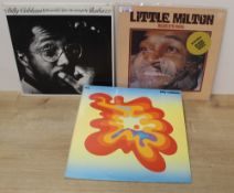 An Eight album lot of classic soul , blues and jazz with Little Milton , Billy Cobham , Aretha and