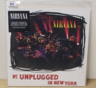 A Nirvana ' unplugged in New York ' 180 gm sealed press - classic concert - highly recommended